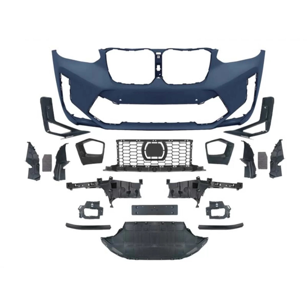Paraurti anteriore stile X3M per BMW X3 G01 2022-2024, griglia con ACC foro