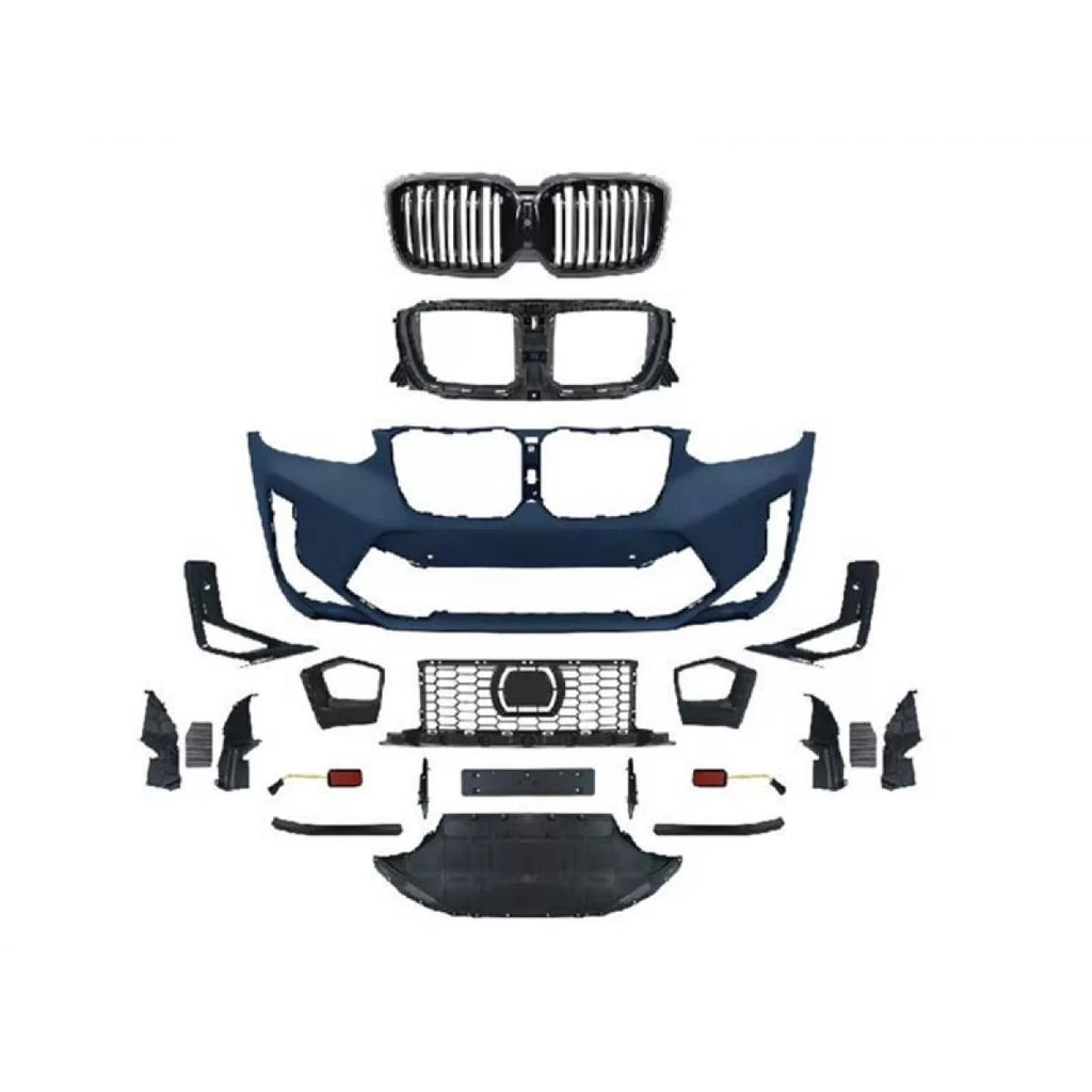 Anteriore X3M LCI 2022-2024 paraurti per BMW X3 G01 2018-2021, no faro anteriore ricambio necessario