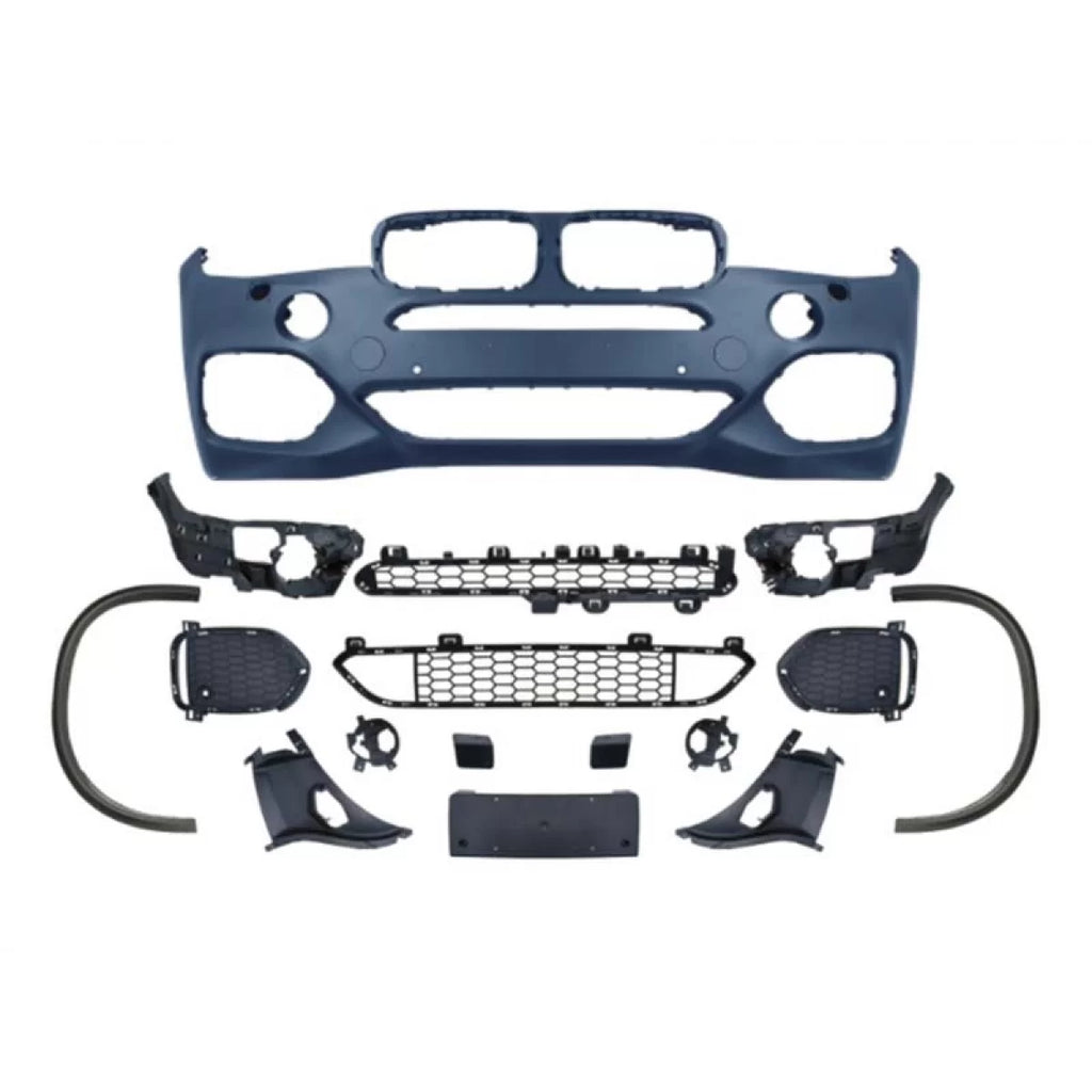 Paraurti anteriore stile X5M per BMW X5 F15 2014-2018 con di serie LED Fendinebbia