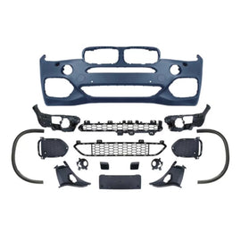 Paraurti anteriore stile X5M per BMW X5 F15 2014-2018 con di serie LED Fendinebbia