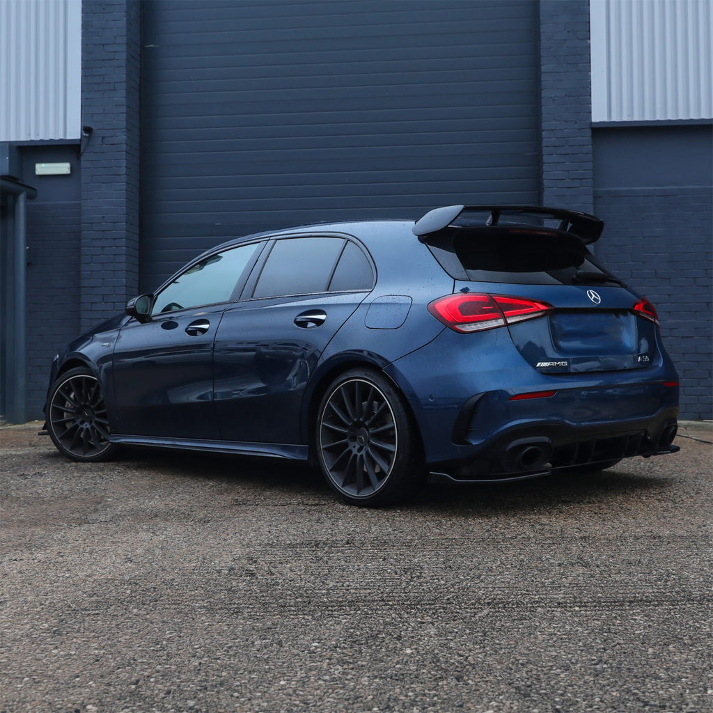 Spatole Paraurti Posteriore Stile AMG Nero Lucido Mercedes A Class W177 2018+ - foto 4