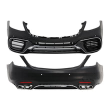 Full Convesion Body kit per Mercedes Classe S W222 restyling (2013-06.2017) S63 stile con LED luci