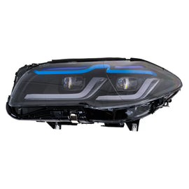 Fari anteriori Full LED per BMW Serie 5 F10 F11 LCI (2015-2017) con xenon conversione a G30 design