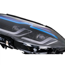 Carica l'immagine nel visualizzatore di Gallery, Fari anteriori Full LED per BMW Serie 5 F10 F11 (2011-2014) con xenon conversione a G30 design