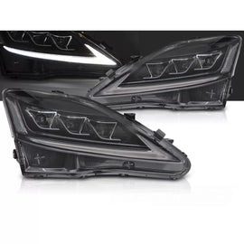 Fari anteriori LEXUS IS 06-13 LED nero Full LED
