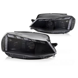 Fari anteriori luce nero DRL SEQ compatibile VW GOLF 7 17-19 Full LED