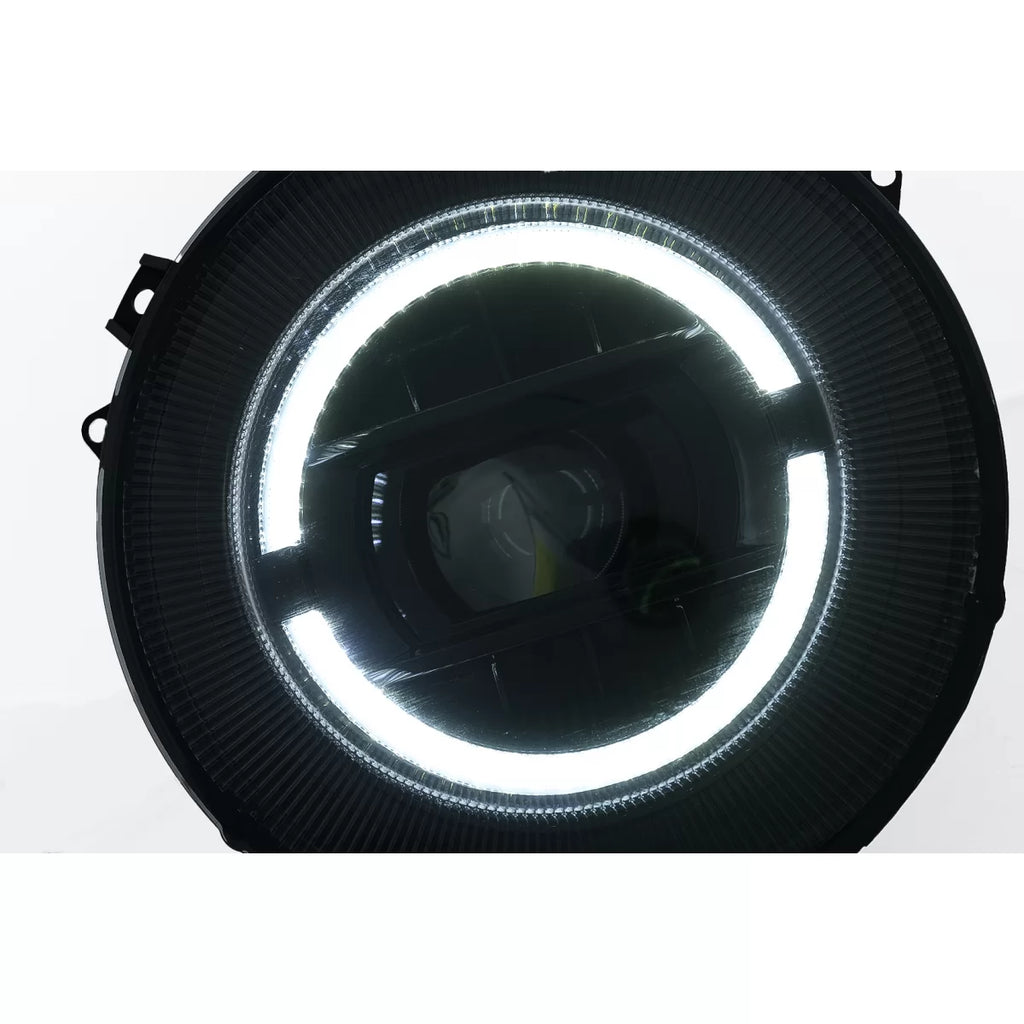 Fari anteriori Full LED per Mercedes Classe G W463 (2007-2017) nero restyling 2018 design