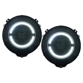 Fari anteriori Full LED per Mercedes Classe G W463 (2007-2017) nero restyling 2018 design