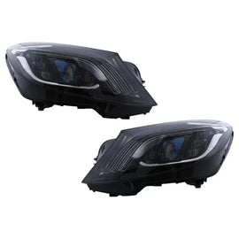 Fari anteriori Full LED per Mercedes Classe S W222 (2013-2017) restyling stile Indicatori di direzione dinamici