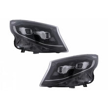Fari anteriori Full LED per Mercedes Classe V W447 (2014-2023) nero