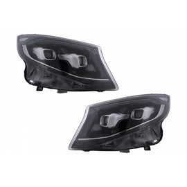 Fari anteriori Full LED per Mercedes Classe V W447 (2014-2023) nero