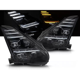 Fari anteriori SEQ DRL compatibile NISSAN GT-R 08-23 Full LED