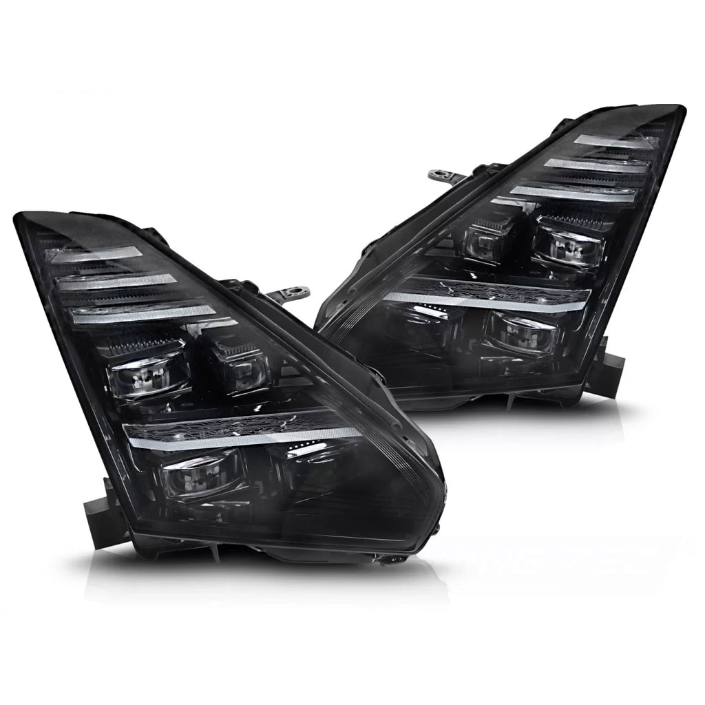 Fari anteriori SEQ DRL compatibile NISSAN GT-R 08-23 Full LED