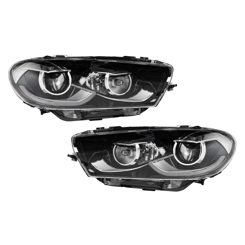Fari anteriori Full LED per VW Scirocco hatchback 137 (2008-04.2014) Indicatori di direzione dinamici sequenziali