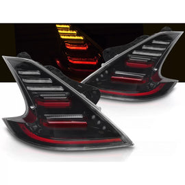 Fanali posteriori neri compatibile NISSAN 370Z 09-20 Full LED