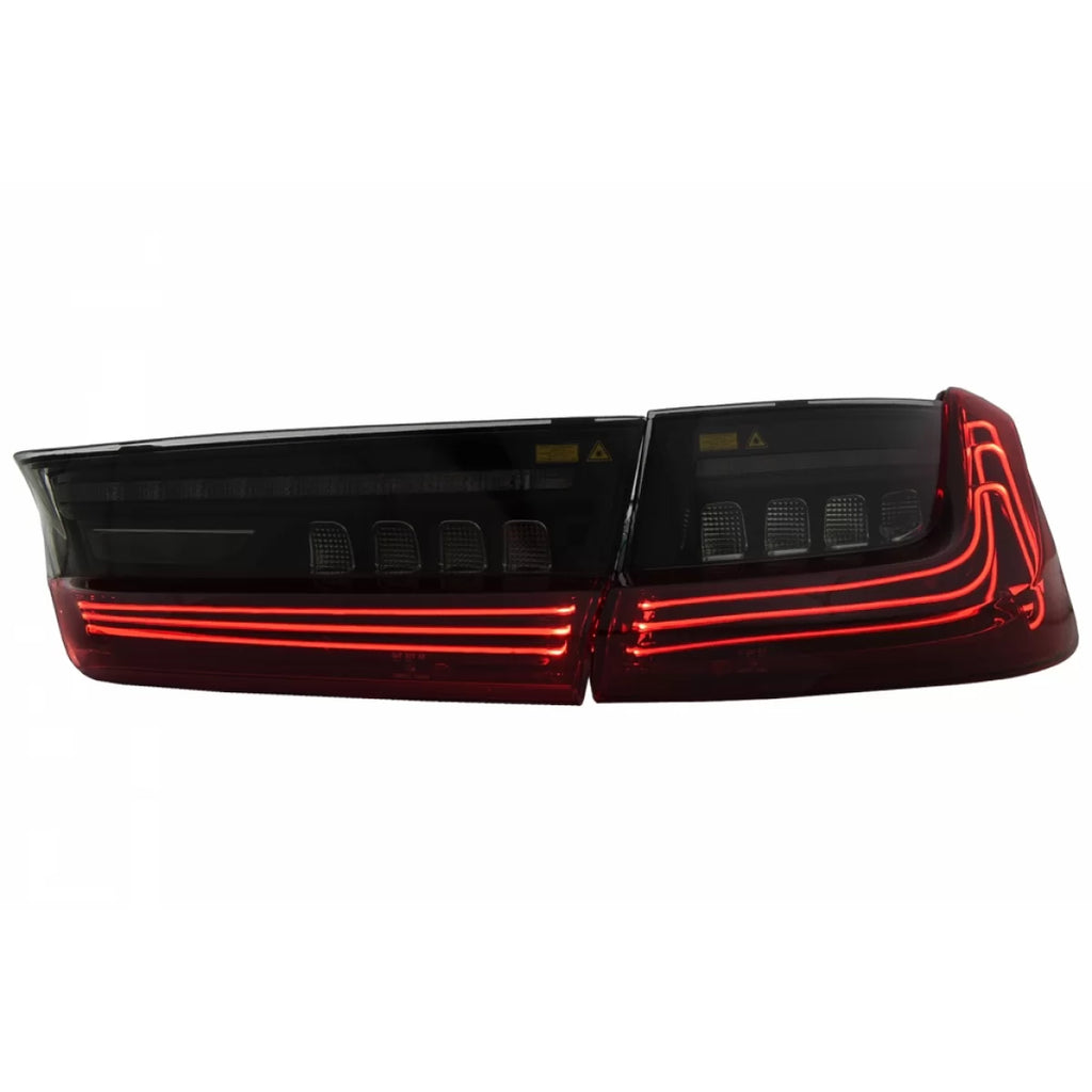 Fanali posteriori Full LED per BMW Serie 3 G20 berlina (2018-2022) rosso Laser stile