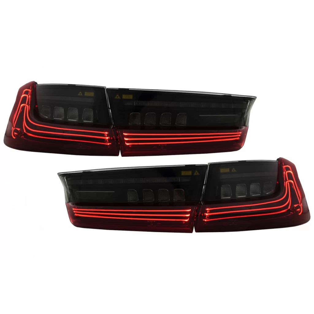 Fanali posteriori Full LED per BMW Serie 3 G20 berlina (2018-2022) rosso Laser stile