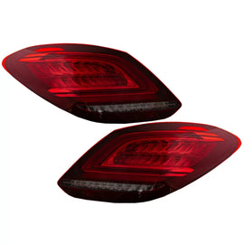 Fanali posteriori Full LED per Mercedes Classe C W205 berlina (2014-2018) restyling design