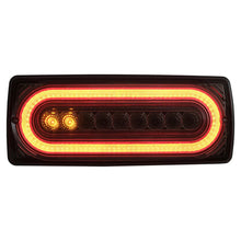 Carica l'immagine nel visualizzatore di Gallery, Fanali posteriori Full LED per Mercedes Classe G W463 (1989-2017) con dinamico sequenziale direzionale segnale fumé