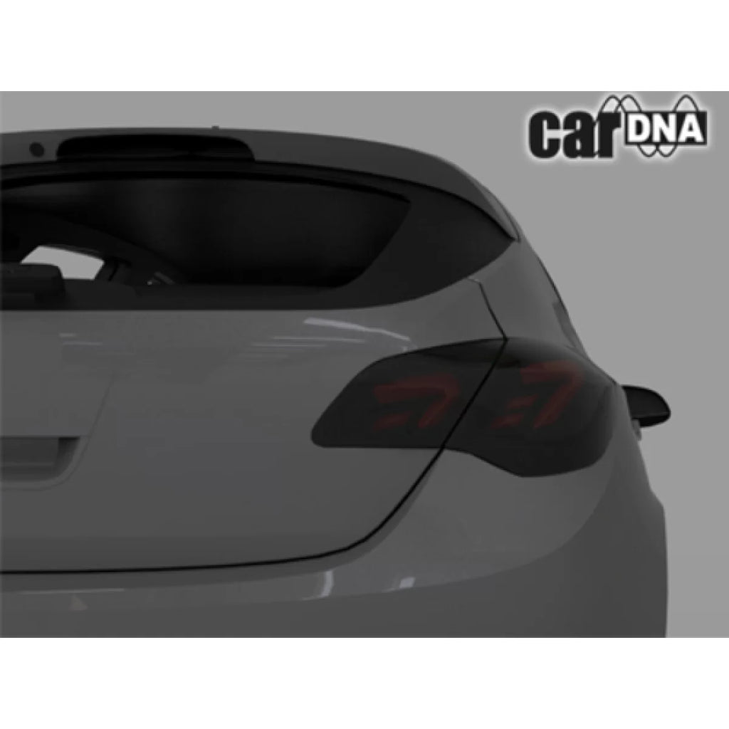 Fanali posteriori Full LED per Opel Astra J (2009-2015) 5 porte hatchback nero fumé