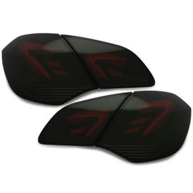 Fanali posteriori Full LED per Opel Astra J (2009-2015) 5 porte hatchback nero fumé