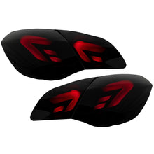 Fanali posteriori Full LED per Opel Astra J (2009-2015) 5 porte hatchback nero fumé