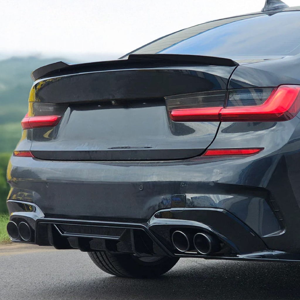Kit Aero Completo Look M Sport Nero Lucido BMW Serie 3 G20 19-21 - foto 2