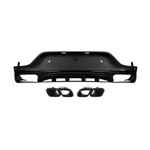 Diffusore stile GLC63 con nero terminali per posteriore A design paraurti on Mercedes GLC Coupe C253 2016-2022 -oo--oo