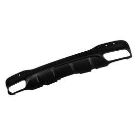 Diffusore stile GLE63 con nero terminali per posteriore A design paraurti on Mercedes GLE W166 2015-2019 -oo--oo-,