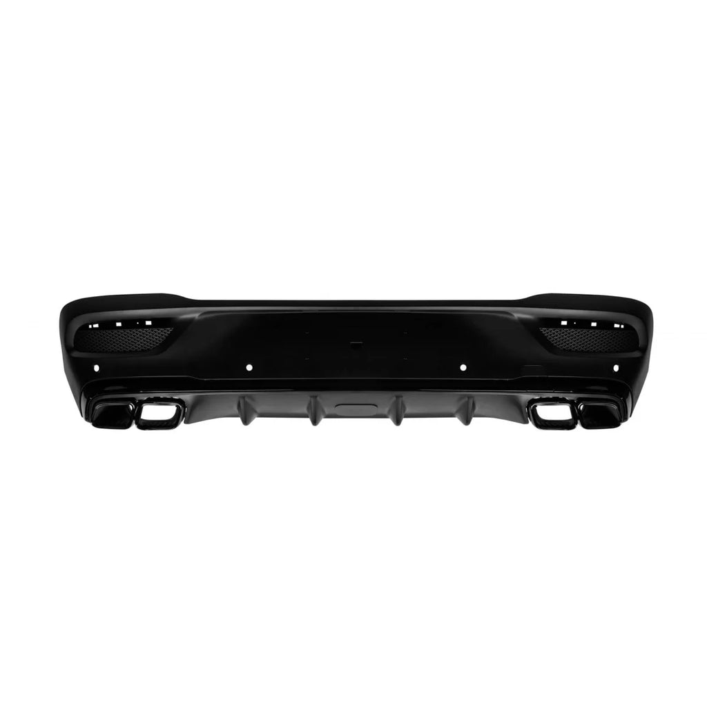Diffusore stile GLE63 con nero terminali per posteriore A design paraurti on Mercedes GLE Coupe C167 dal 2020 -oo--oo-