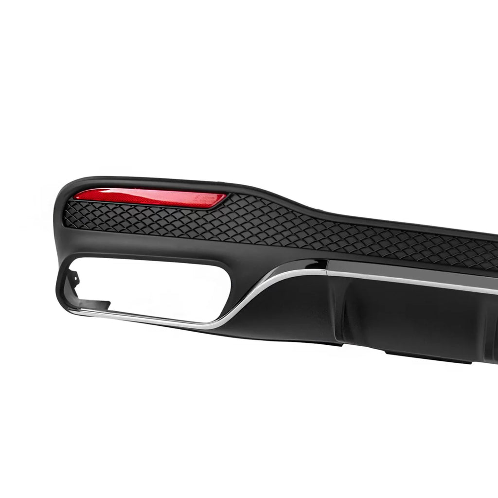 Diffusore stile GLE63 con cromato terminali per posteriore A design paraurti Mercedes GLE W166 2015-2019 -oo--oo-,