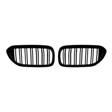 Carica l'immagine nel visualizzatore di Gallery, Nero lucido Griglie a doppia lamella per BMW Serie 5 G30, G31 2017-2020