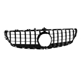 Nero lucido GT-stile griglia per Mercedes CLS C218 2015-2018 con telecamera foro