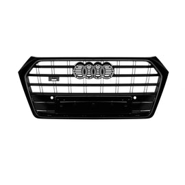 Nero lucido tuning griglia per Audi Q5 2017-2023