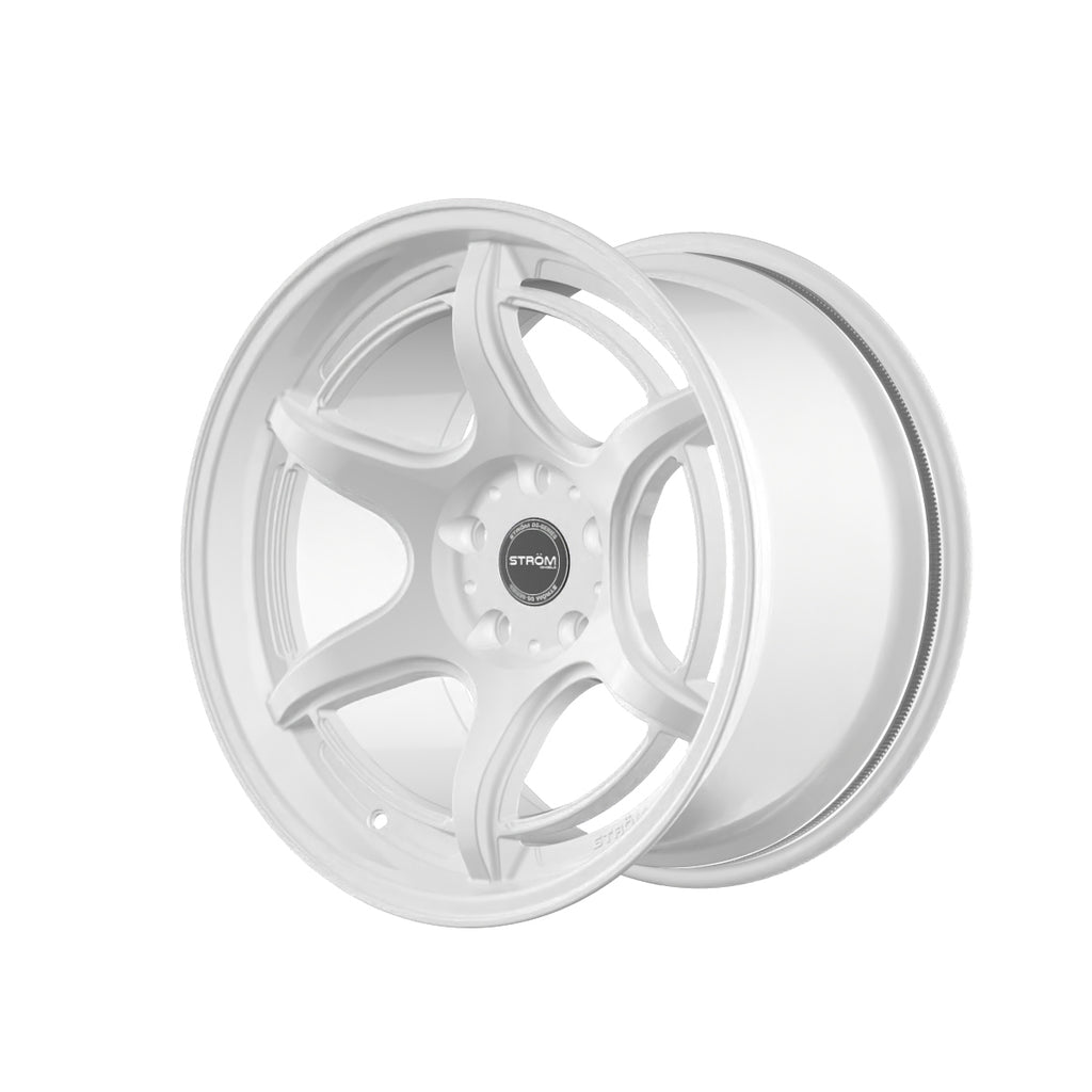 Cerchio in lega Ström DS-F45 17x9.5 5x114.3 ET15 Full Gloss White