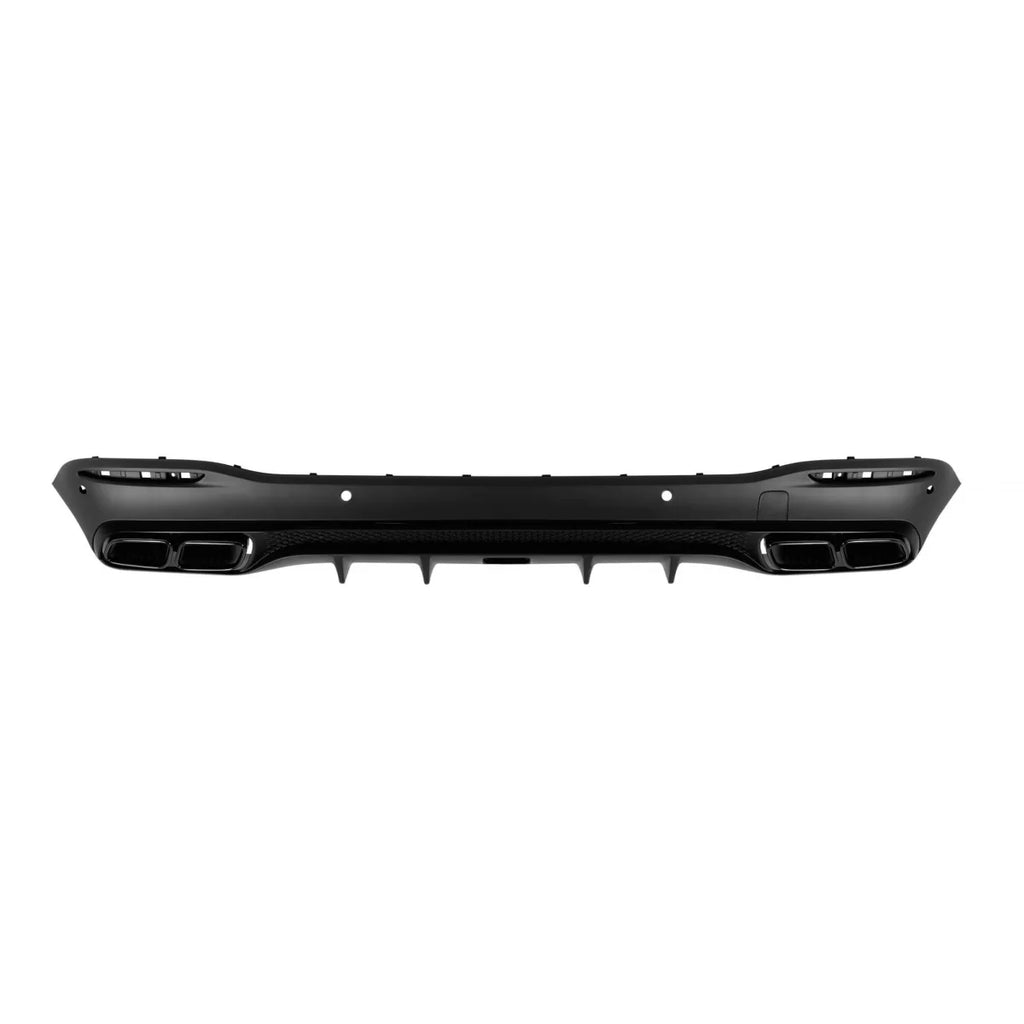 Diffusore stile GLS63 con nero terminali per posteriore A design paraurti per Mercedes GLS X167 dal 2020 -oo--oo-,