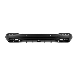 Diffusore stile GLS63 con nero terminali per posteriore A design paraurti per Mercedes GLS X167 dal 2020 -oo--oo-,
