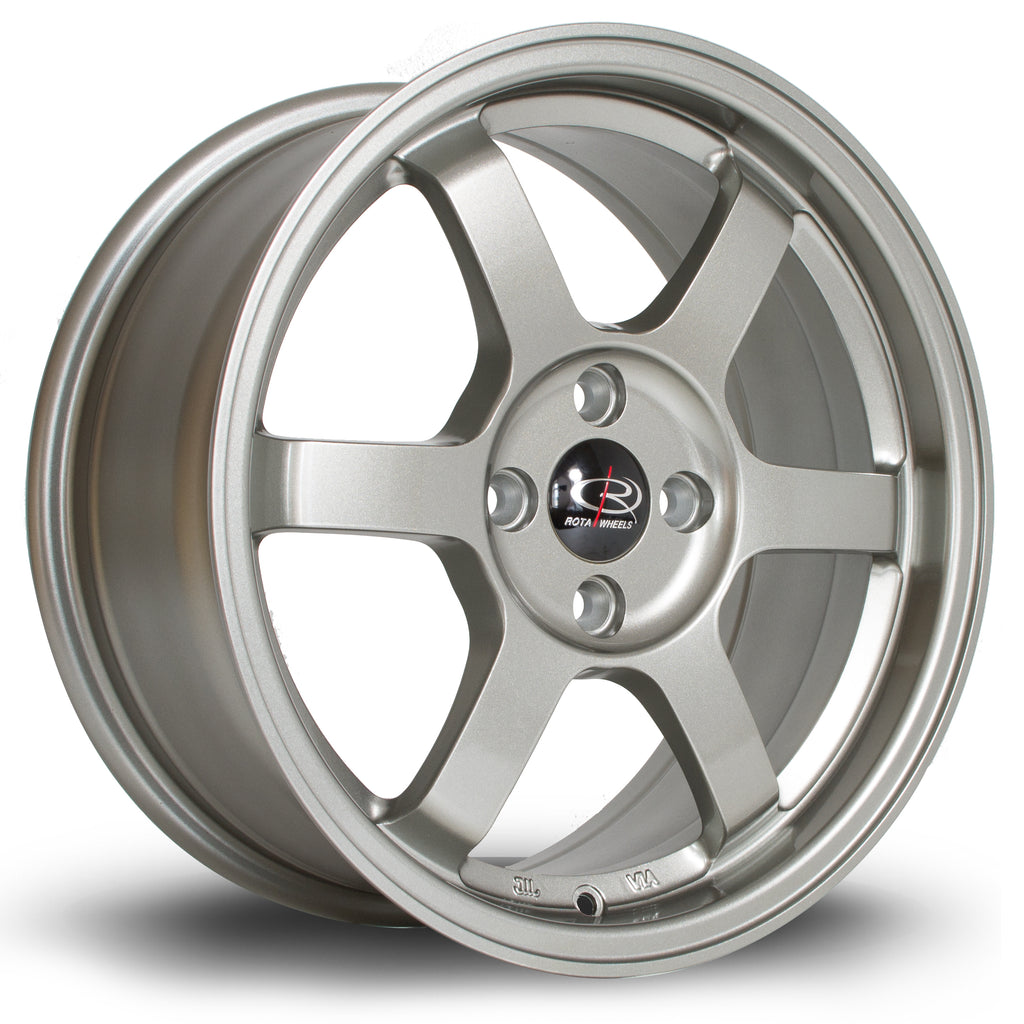 Cerchio in lega Rota Wheels Grid 16x7 4x100 ET27 Steel Grey