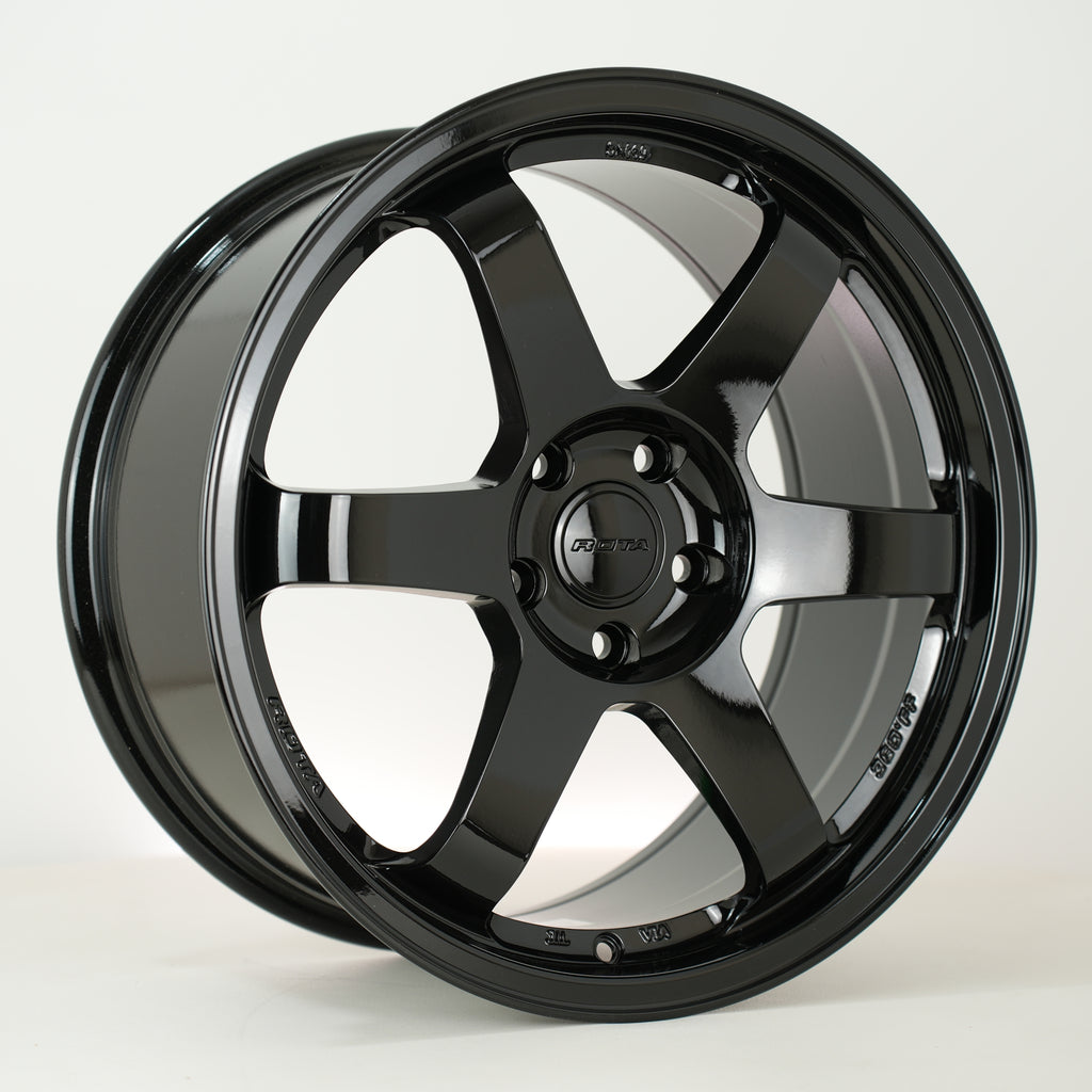 Cerchio in lega Rota Wheels Grid 18x8.5 5x112 ET44 Gloss Black
