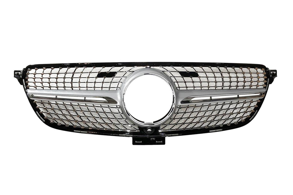 Griglia Mercedes GLE Coupe C292 (2015-2018) GLE W166 SUV (2015-2018), Look Diamond Fotocamera Chromed Mercedes W292