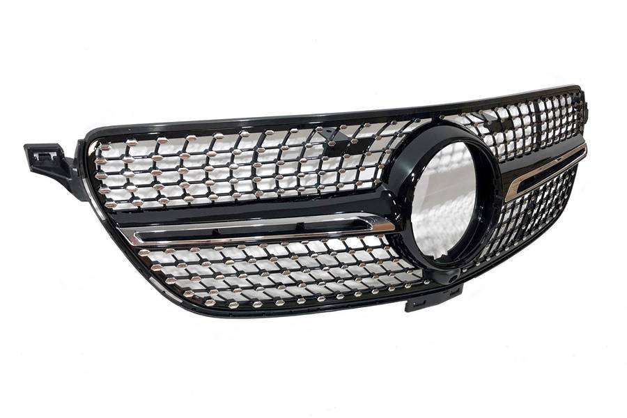 Griglia Mercedes GLE Coupe C292 (2015-2018) GLE W166 SUV (2015-2018), Look Diamond Fotocamera Mercedes W292