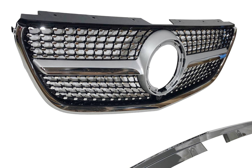 Griglia Mercedes Vito W447 2022+ Look Diamond Mercedes W447