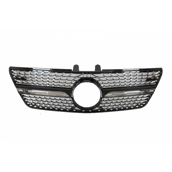 Griglia Mercedes W164 LCI 2009-02012 conversione in Diamond Black