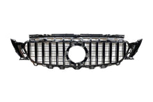 Carica l'immagine nel visualizzatore di Gallery, Griglia Mercedes W213 / C238 Look GT Full Black Fotocamera Mercedes W213
