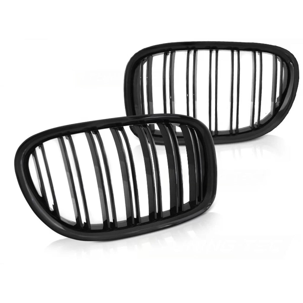 Griglia Nero lucido doppio BAR compatibile BMW F01 09-15