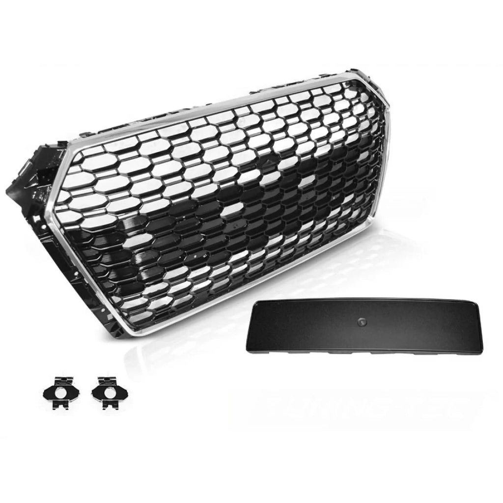 Griglia Sport cromato nero PDC compatibilità AUDI A4 B9 15-19
