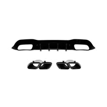 Diffusore stile GT63s con nero terminali per posteriore A design paraurti on Mercedes A design GT X290 dal 2018