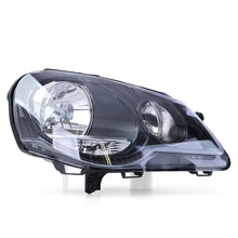 GTI tazza faro anteriore nero destro compatibile per VW Polo 9N3 2005-2009