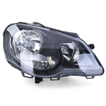 GTI tazza faro anteriore nero destro compatibile per VW Polo 9N3 2005-2009