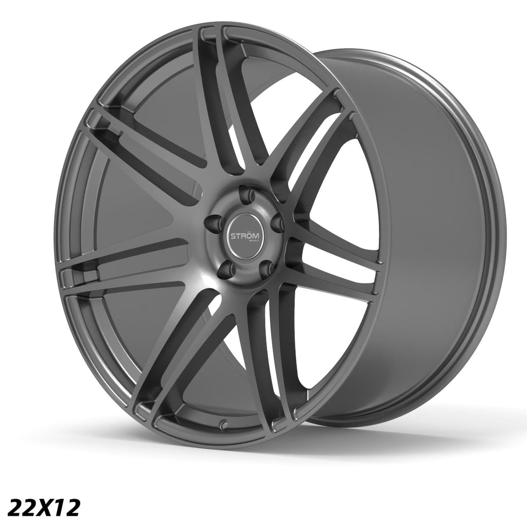 Cerchio in lega Ström STR3 22x12 5x120 ET35 Gloss Gunmetal
